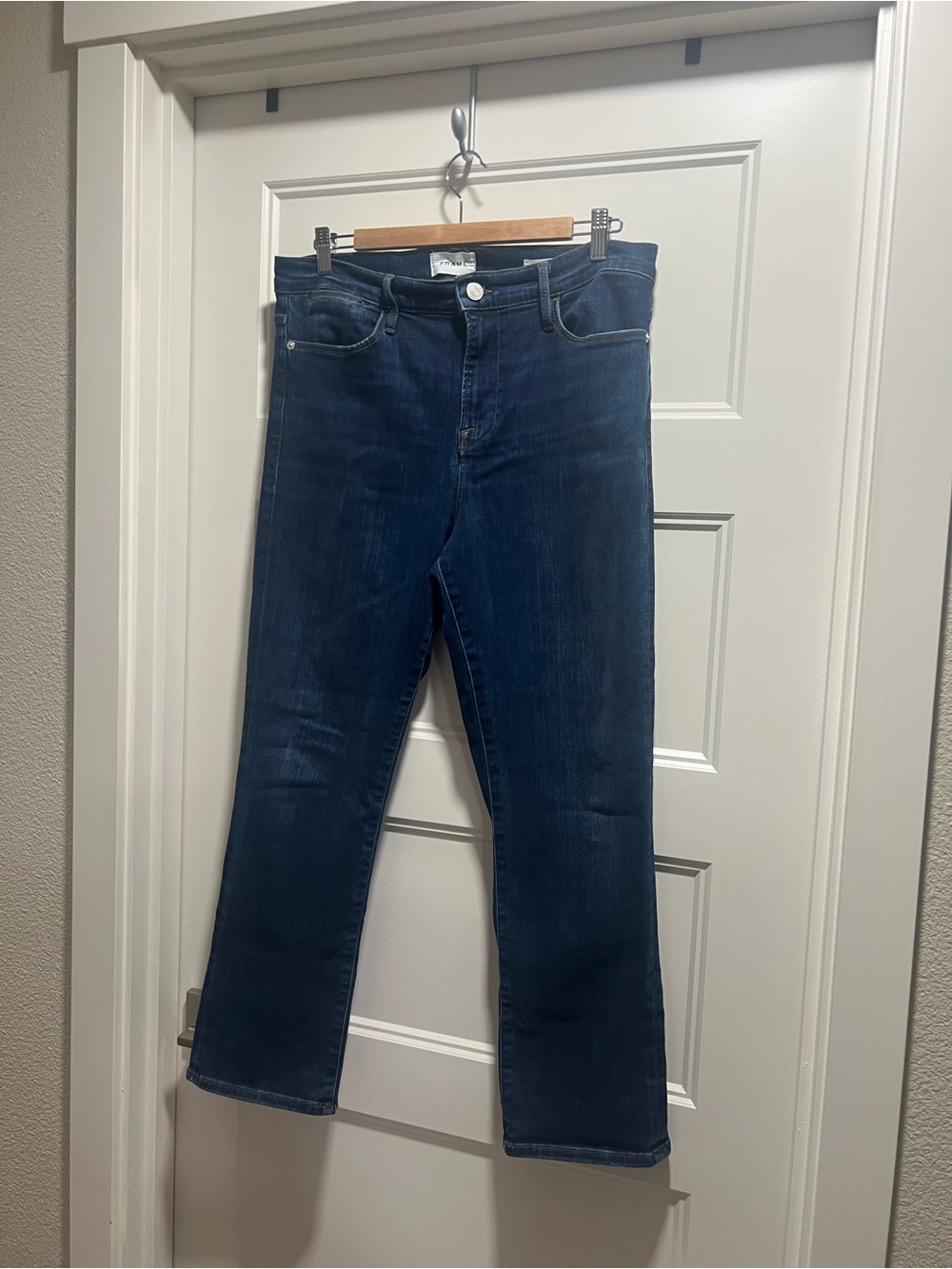 Frame Denim Men's Deep Blue Straight Jeans